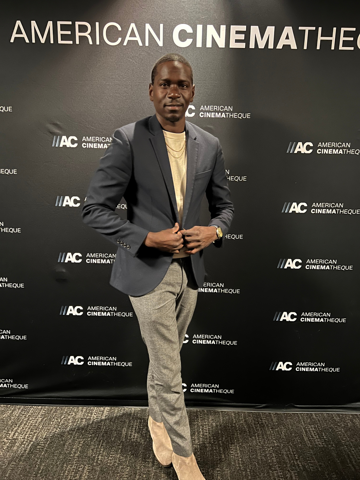 Maurice Mack at an American Cinematheque event